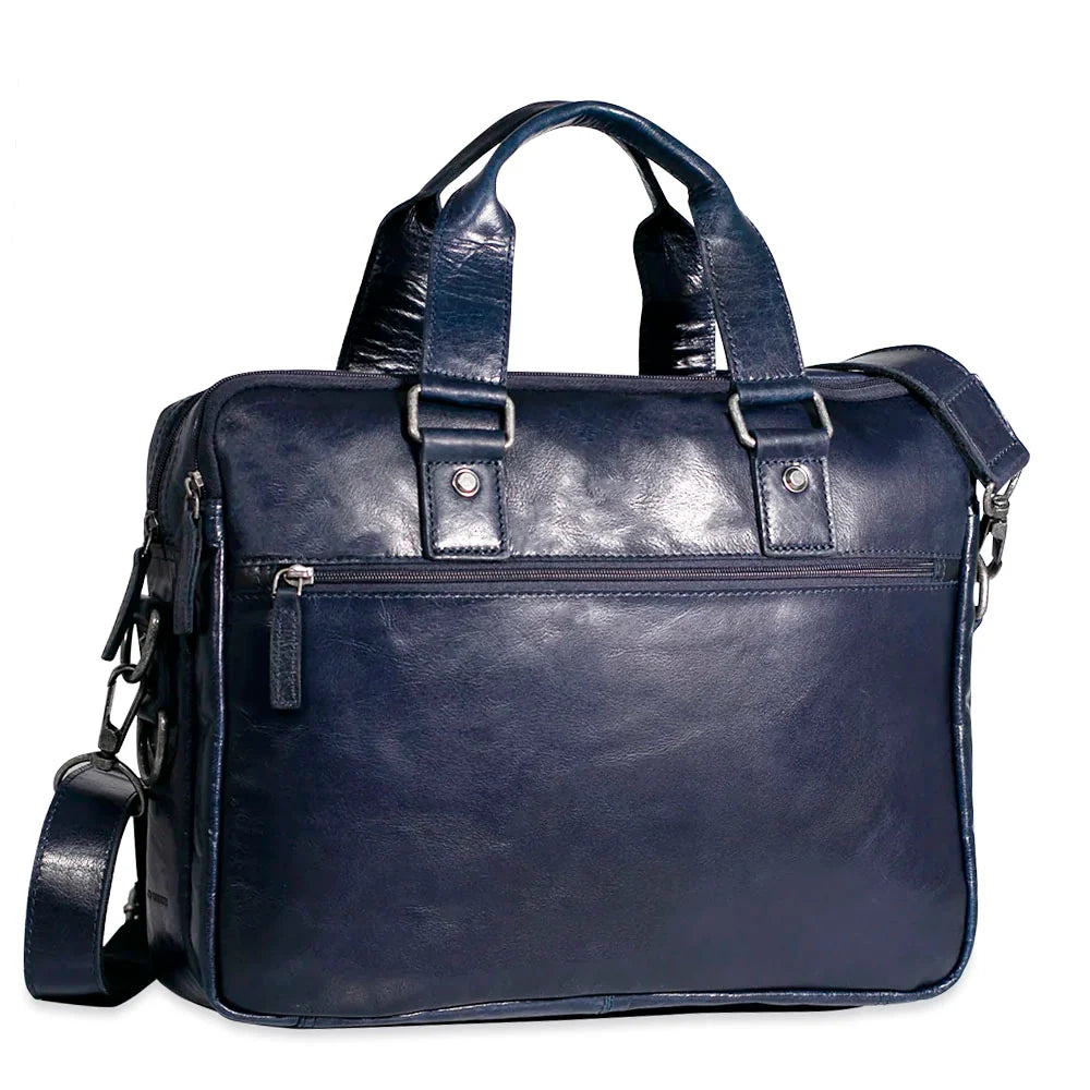 Jack Georges Voyager Professional Slim Zippered Briefcase #7321