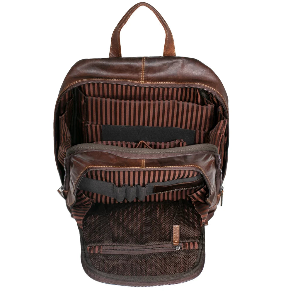 Jack Georges Voyager Leather Backpack