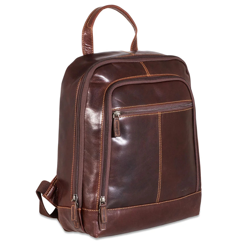 Jack Georges Voyager Leather Backpack