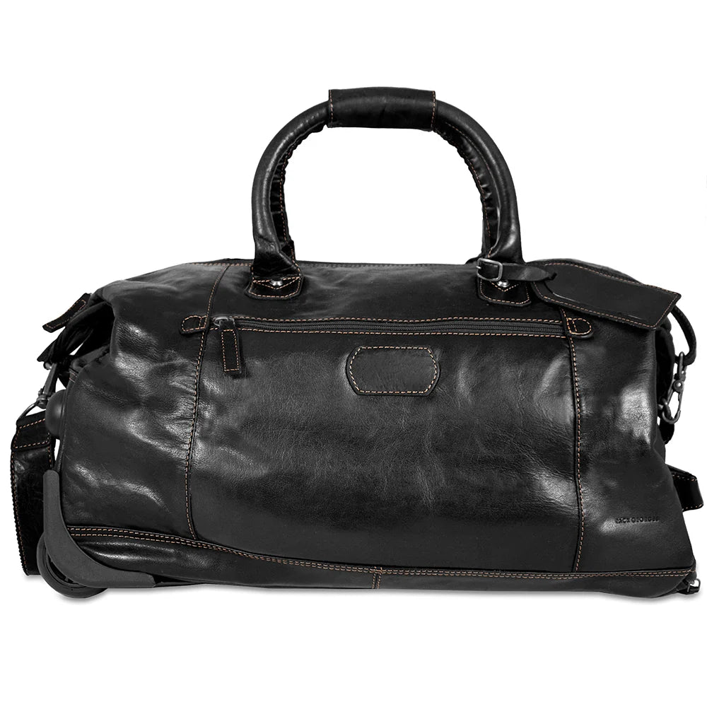 Jack Georges Wheeled Duffle Bag #7520 Hand-stained, Full-grain Buffalo Leather