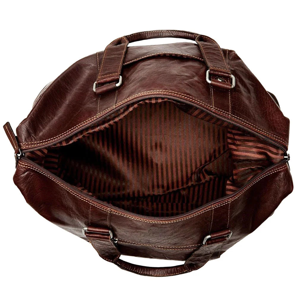Jack Georges Wheeled Duffle Bag #7520 Hand-stained, Full-grain Buffalo Leather