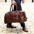 Jack Georges Wheeled Duffle Bag #7520 Hand-stained, Full-grain Buffalo Leather
