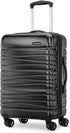 Samsonite Evolve SE Hardside Expandable Luggage with Double Spinner Wheels, Bass Black, Carry-on
