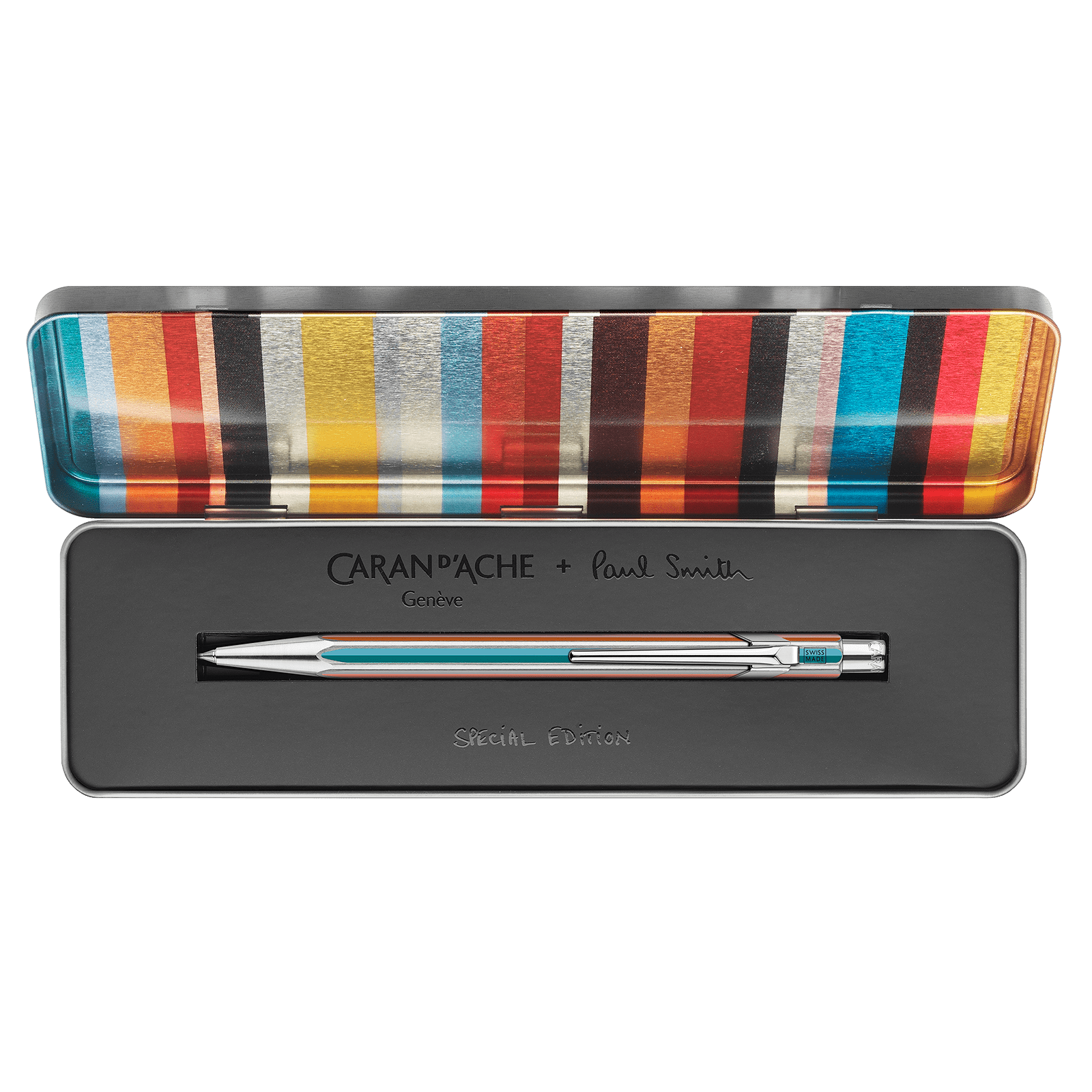 Caran D' Ache 849™ Mechanical Pencil Paul Smith Grey Silver (0.5mm)