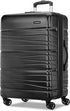 Samsonite Evolve SE Hardside Expandable Luggage with Double Wheels, Bass Black, Large Spinner