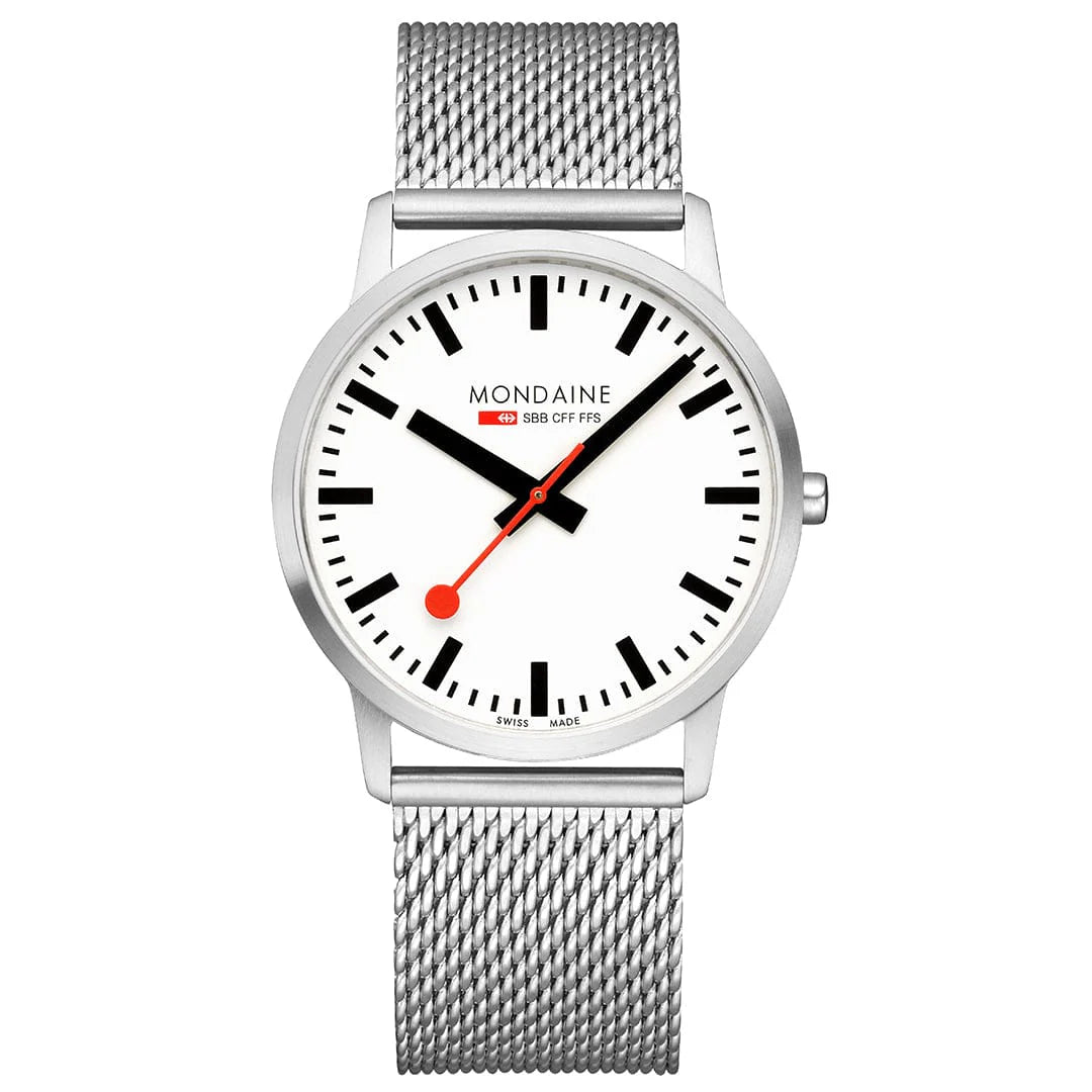 Mondaine Simply Elegant Stainless Steel Men's Watch, 41 mm A638.30350.16SBZ