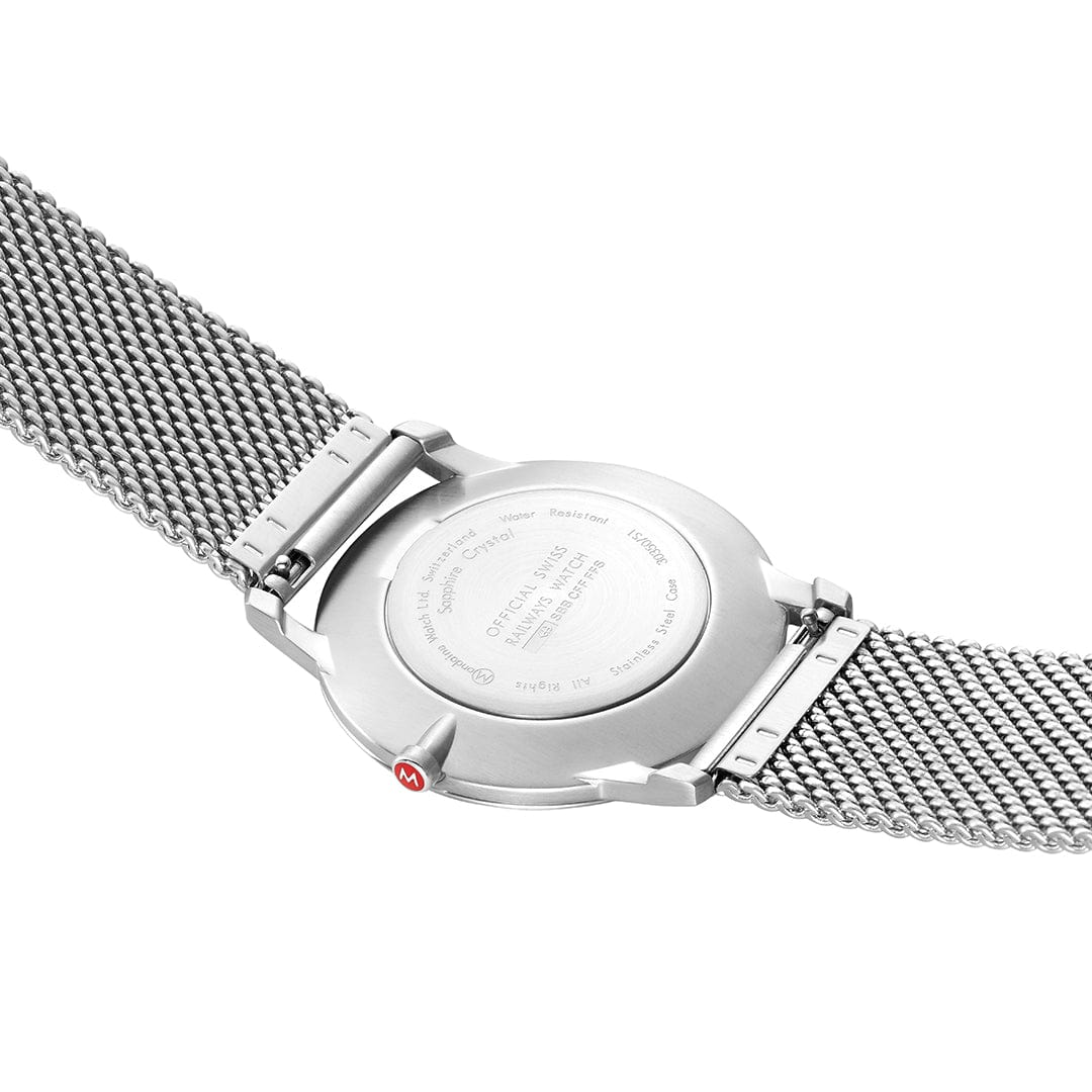 Mondaine Simply Elegant Stainless Steel Men's Watch, 41 mm A638.30350.16SBZ