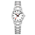 Mondaine Classic 30 mm, Stainless Steel Unisex Watch With Signature White Dial