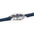 Mondaine Classic Brushed Steel Deep Ocean Blue Textile, 36 mm