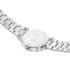 Mondaine Classic 40 mm, Stainless Steel Link Men's Watch Signature White Sundial