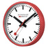 Mondaine Wall Clock Red 25 cm - Altman Luggage 