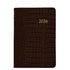 Graphic Image 2026 Daily Journal Embossed Croc Leather