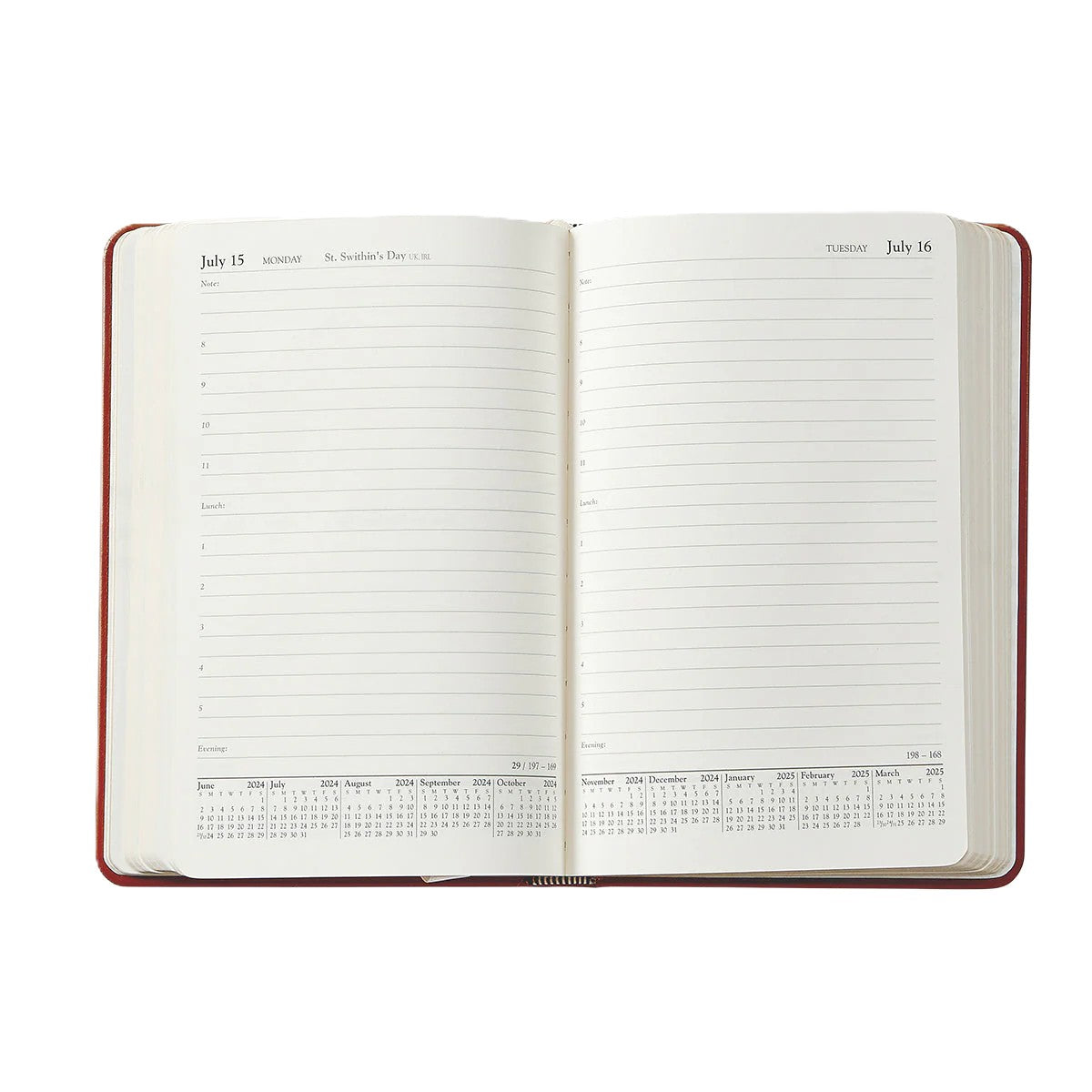 Graphic Image 2026 Daily Journal Embossed Croc Leather