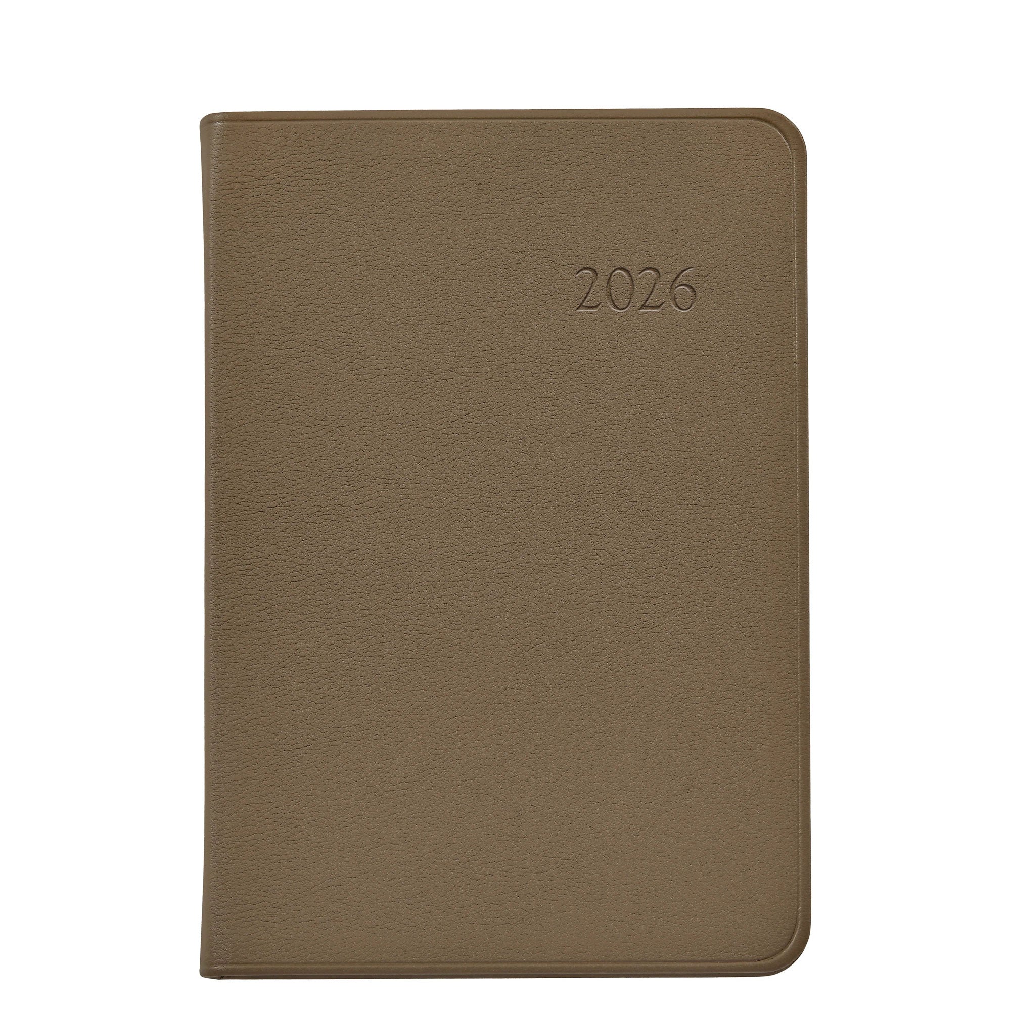 Graphic Image 2026 Daily Journal Traditional Leather Planner