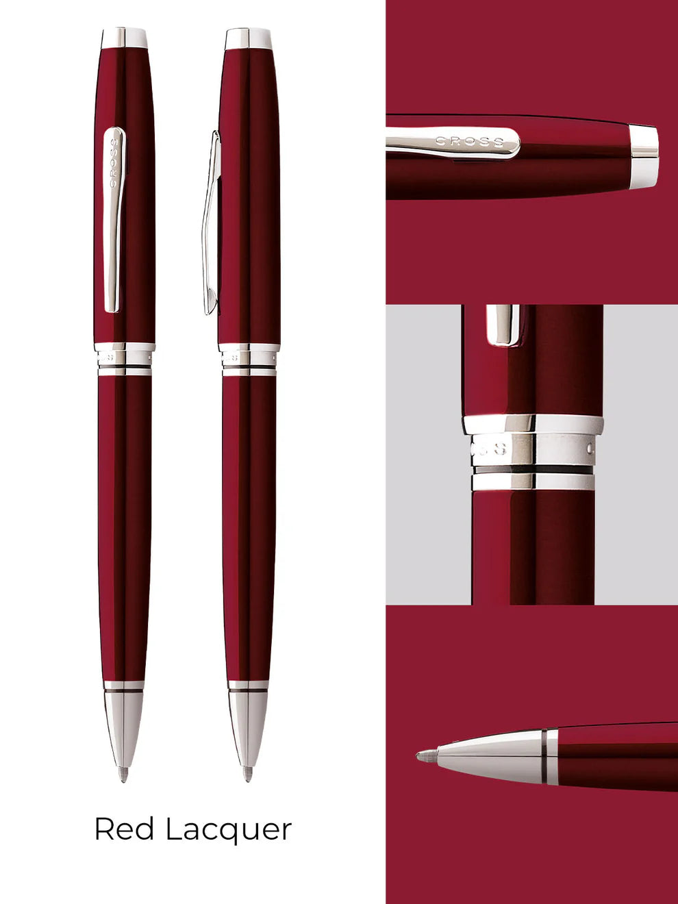 Cross Coventry Red Lacquer Ballpoint Pen