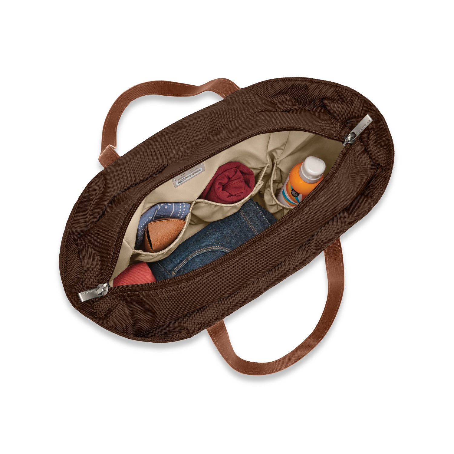 Briggs and Riley Baseline Traveler Tote Limited Edition Chocolate