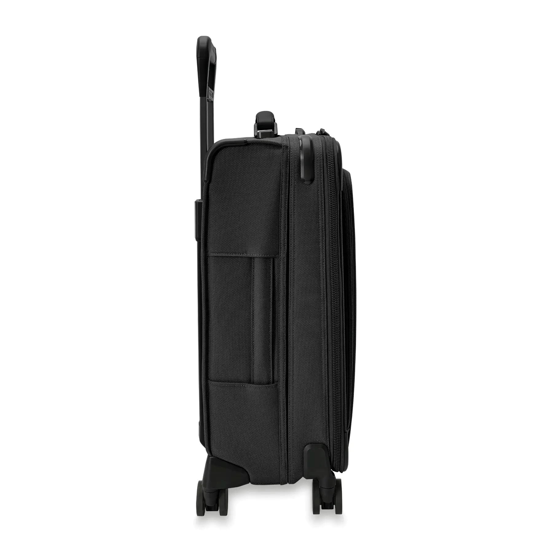 Briggs & Riley Baseline Compact 24" Checked Expandable Spinner Black