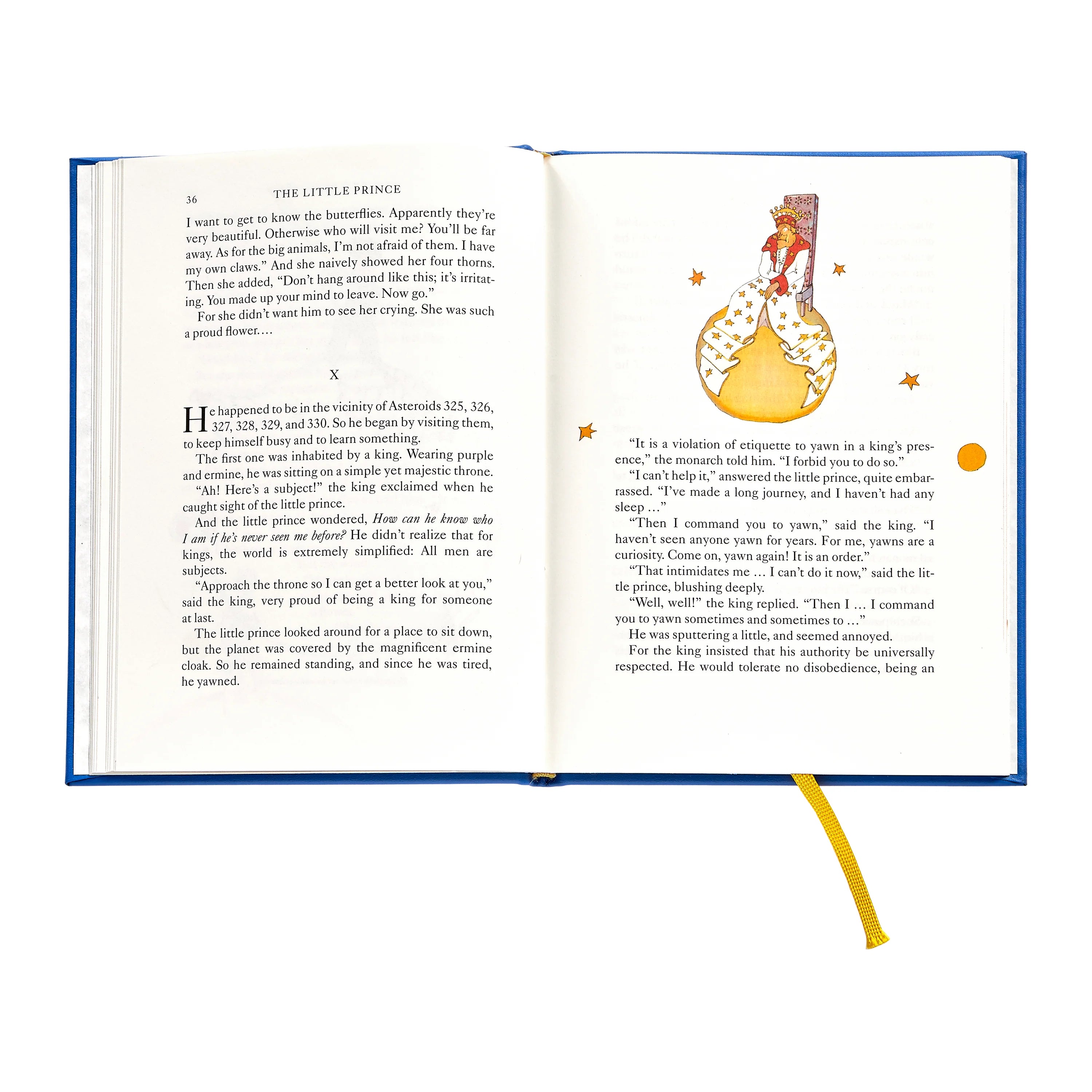 Graphic Image The Little Prince Blue Bonded Leather