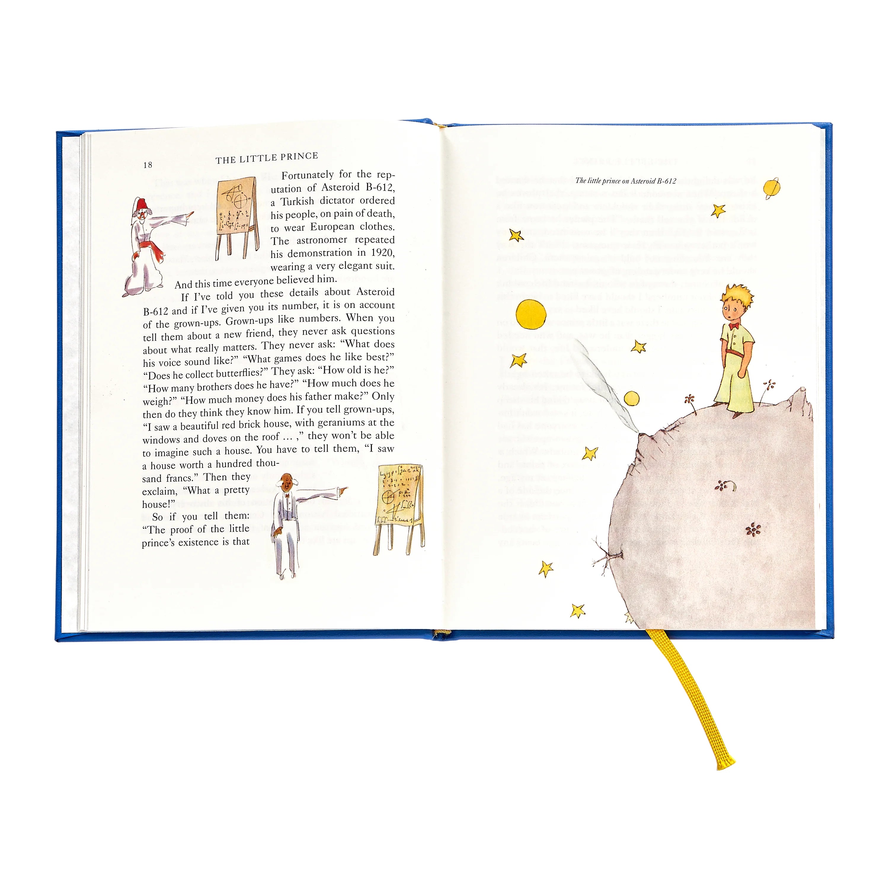 Graphic Image The Little Prince Blue Bonded Leather