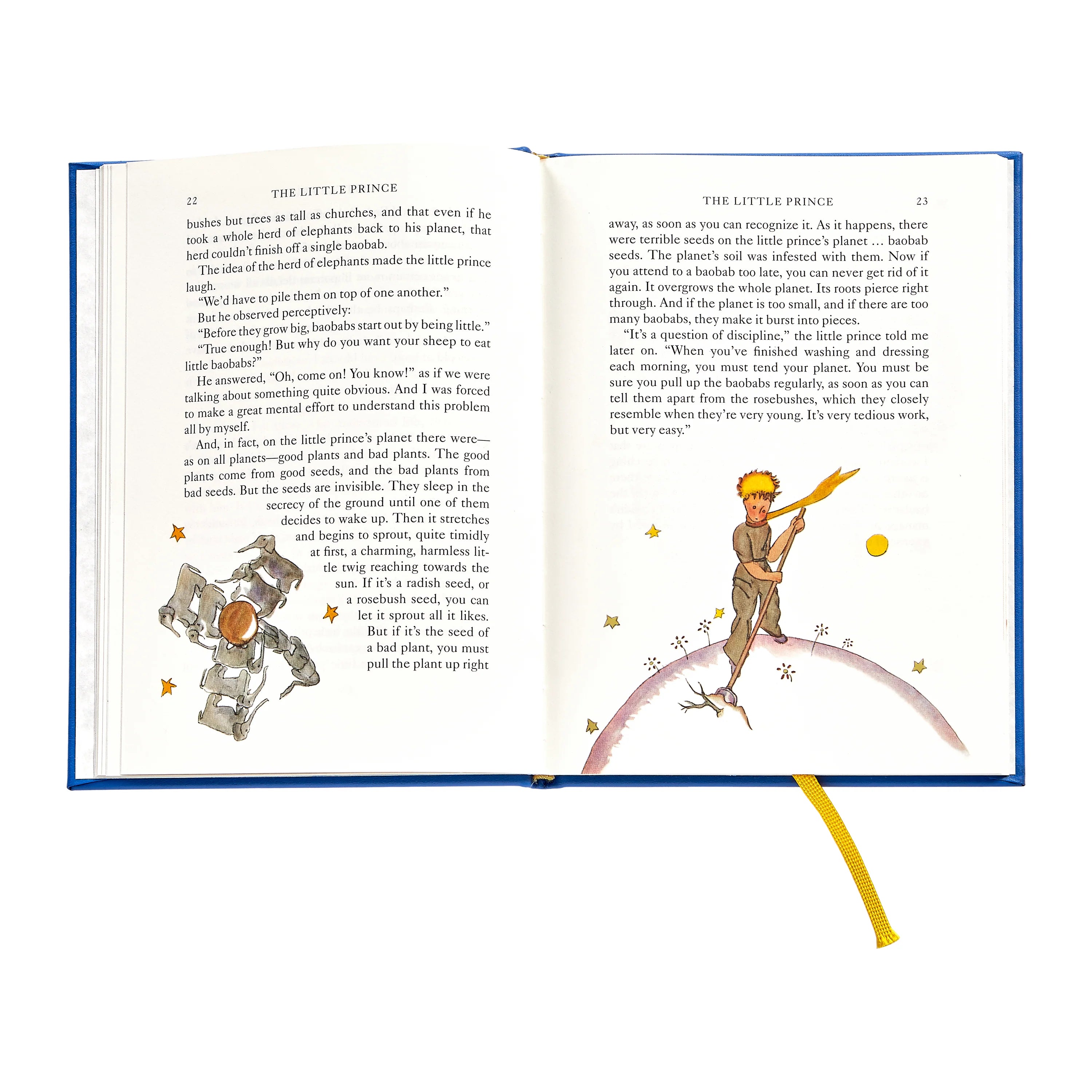 Graphic Image The Little Prince Blue Bonded Leather