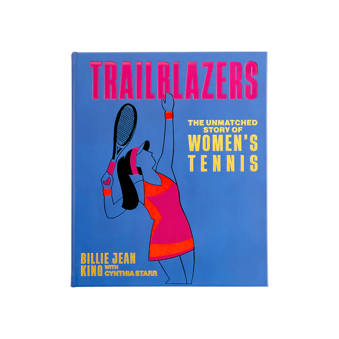 Trailblazers: The Unmatched Story Of Women's Tennis Blue Bonded Leather