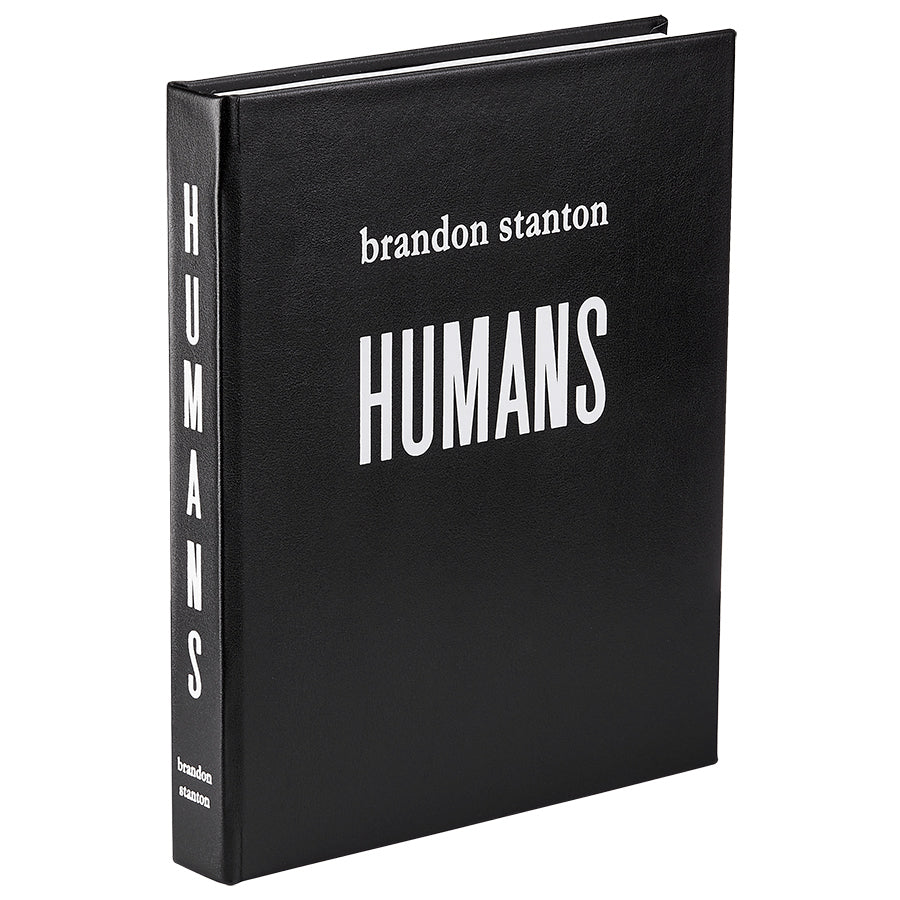 Humans Black Bonded Leather