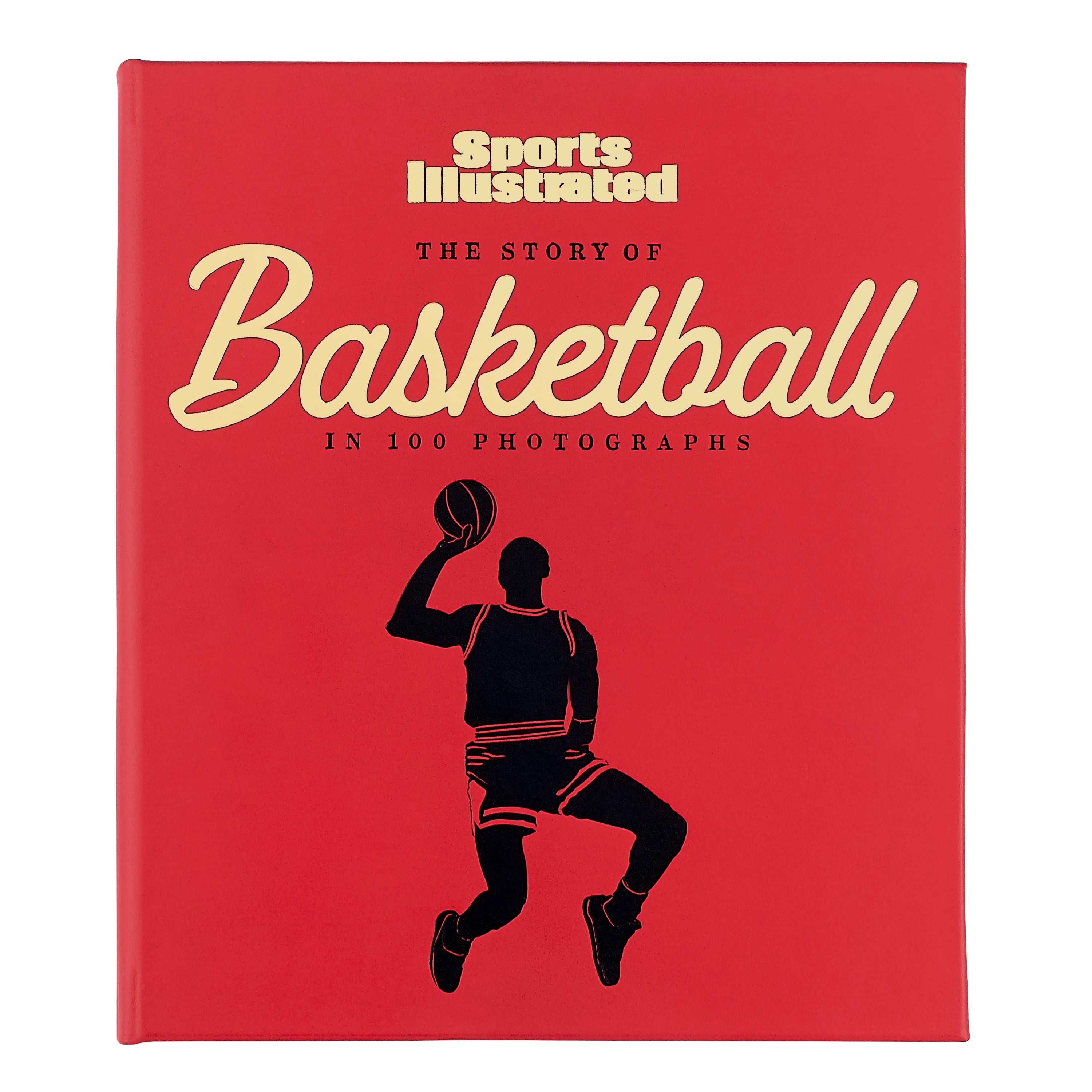 The Story of Basketball Red Bonded Leather
