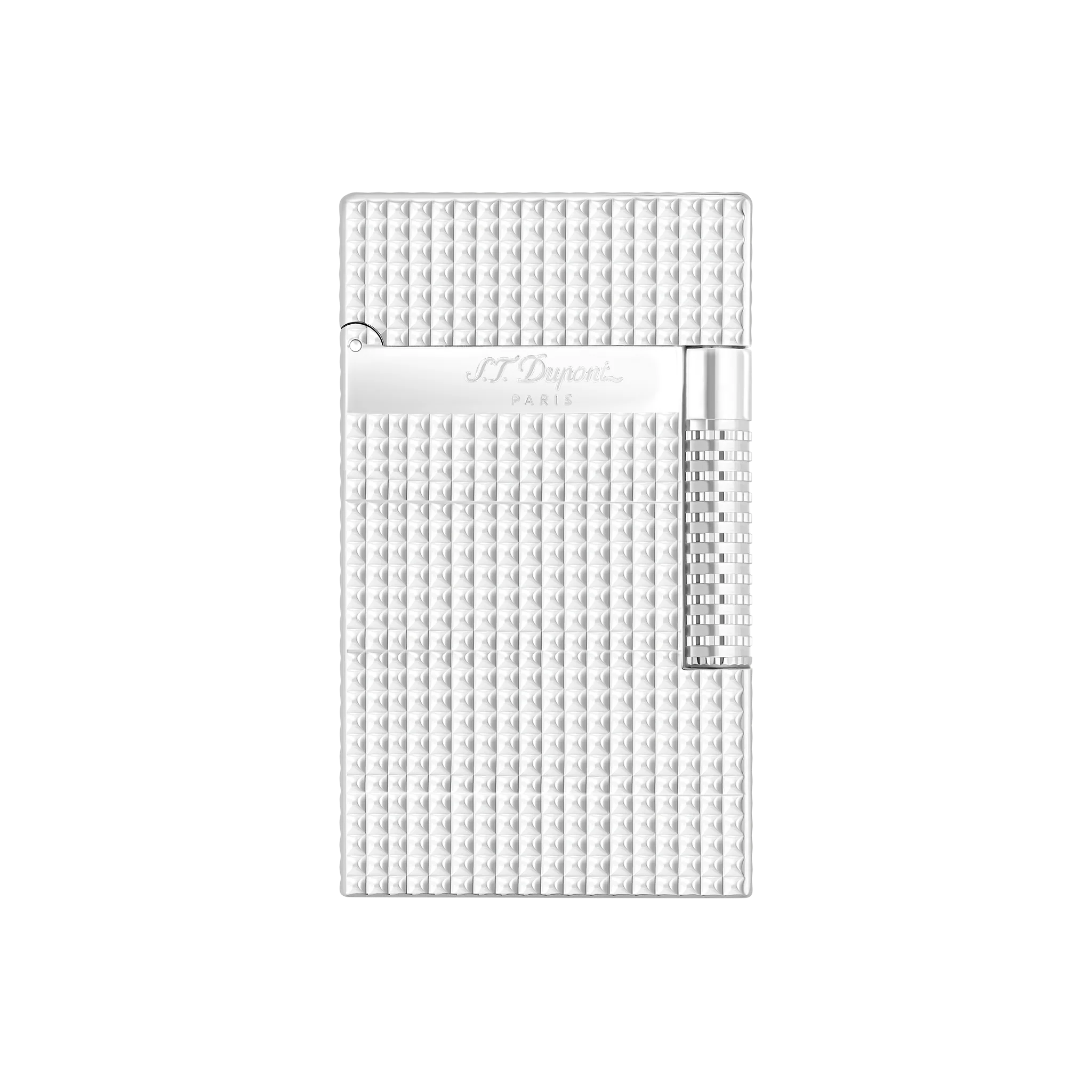 S.T. Dupont Le Grand Diamond Head Lighter Silver
