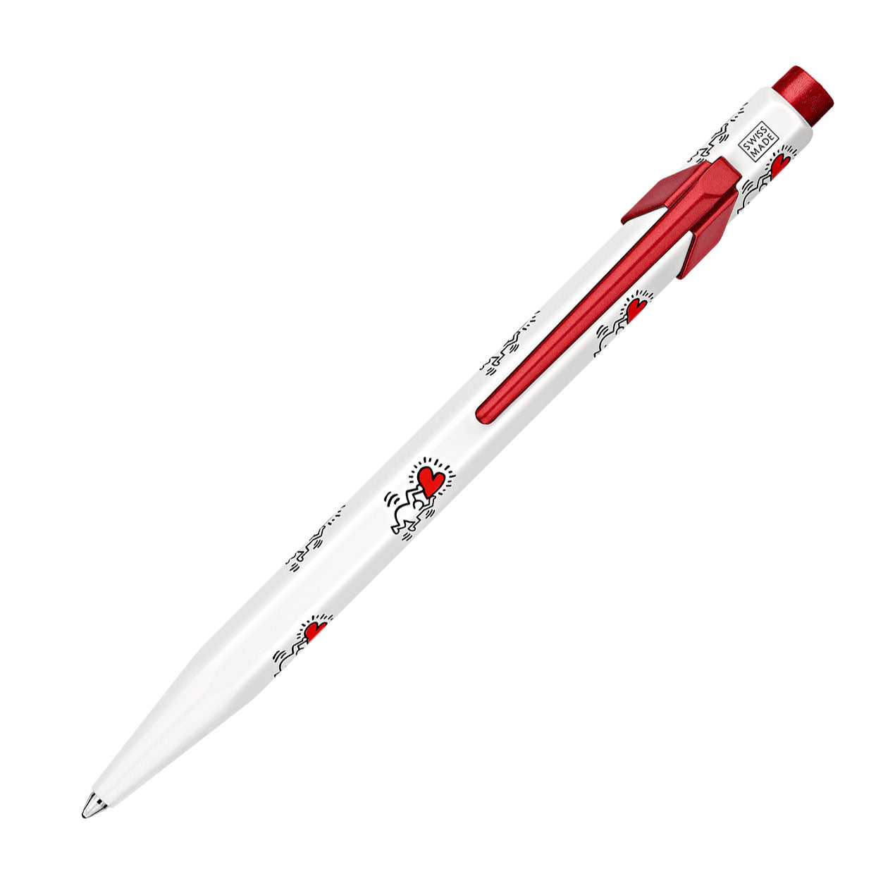 Caran D'Ache 849 Keith Haring Limited Edition Ballpoint Pen White