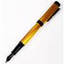 Conklin Herringbone Fountain Pen Yellow/Black