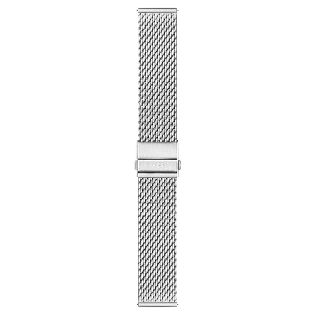 Mondaine Evo2 Automatic Men's Watch, Polished Steel, 40 mm, Stainless Steel Strap