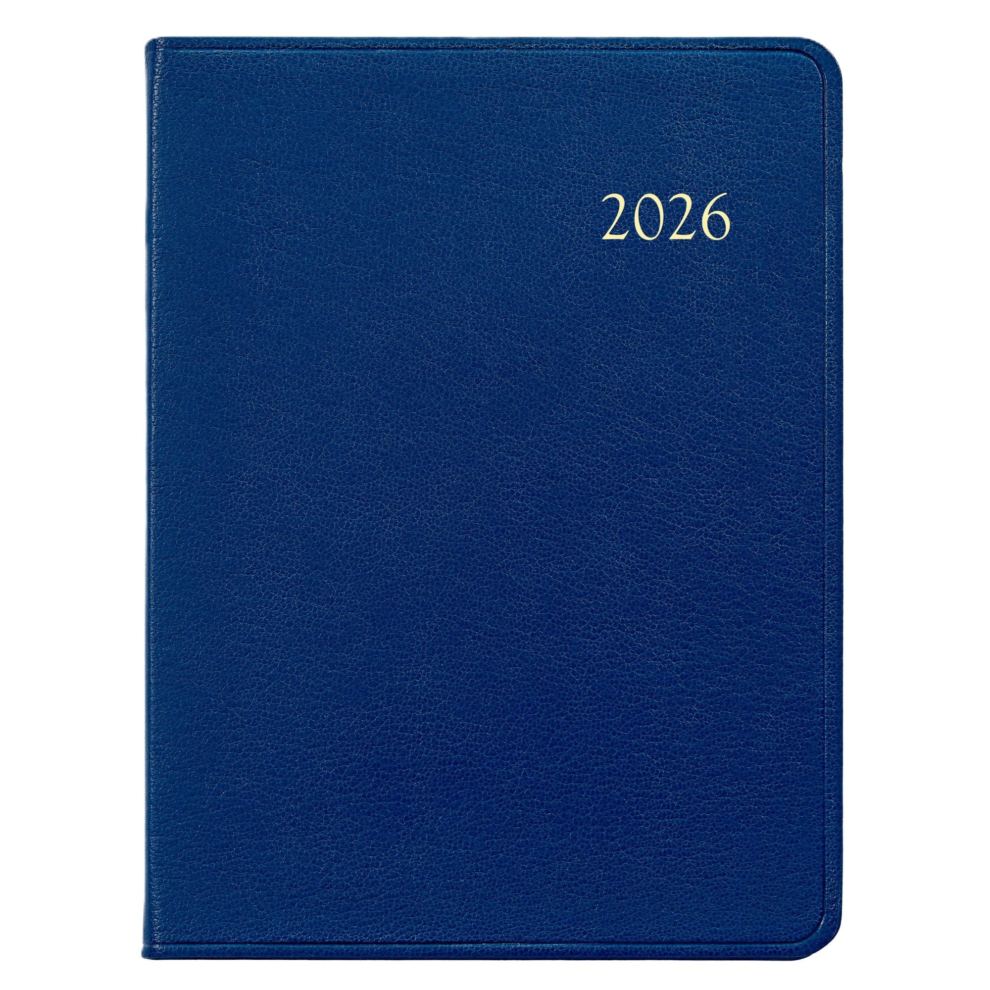 Graphic Image 2026 Desk Diary Goatskin Leather