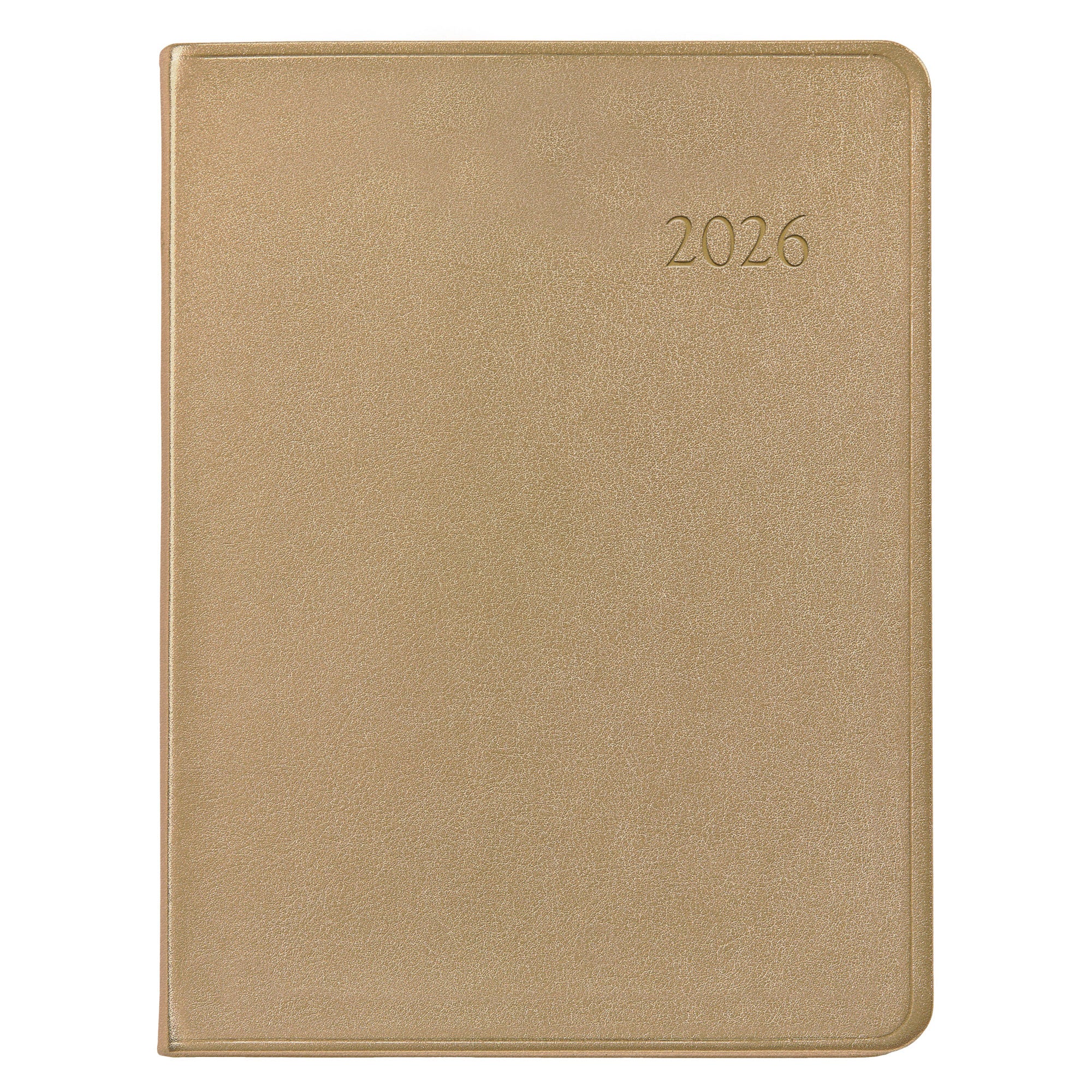Graphic Image 2026 Desk Diary Goatskin Leather