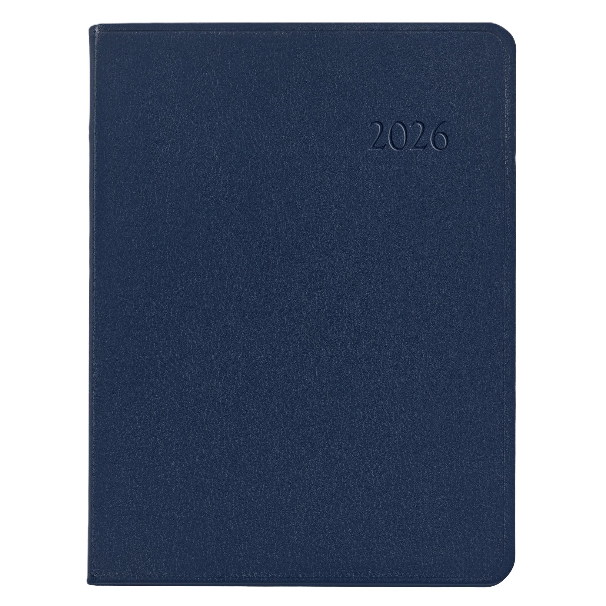 Graphic Image 2026 Desk Diary Traditional Leather