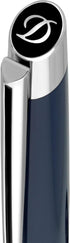 S. T. Dupont Defi Millenium Silver and Navy Ballpoint Pen