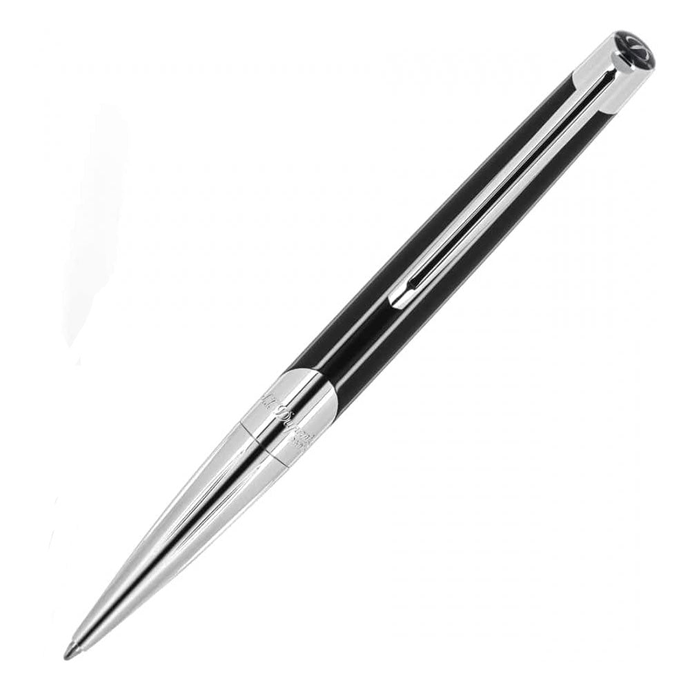 S. T. Dupont Defi Millenium Silver and Black Ballpoint Pen