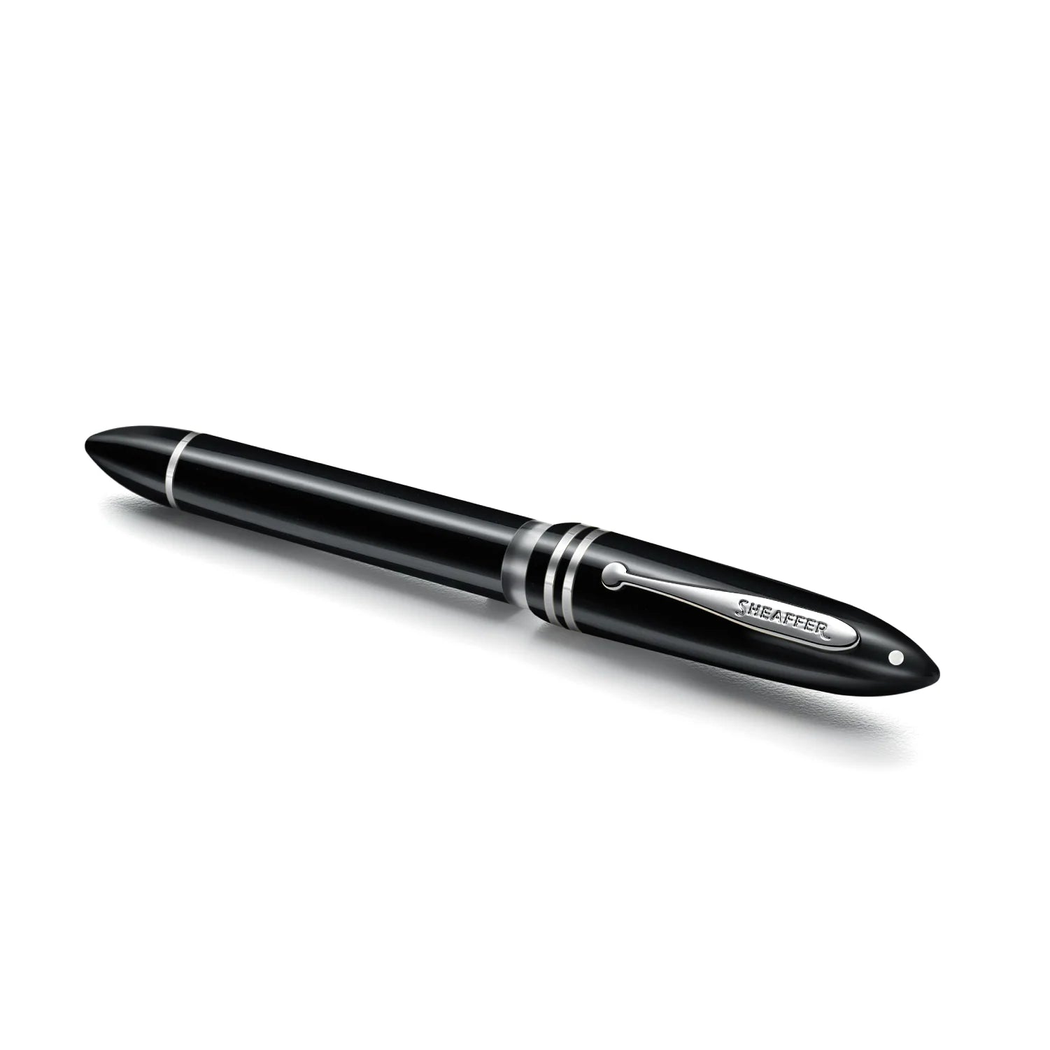 Sheaffer Balance III E892 Glossy Black and Chrome Trims Fountain Pen