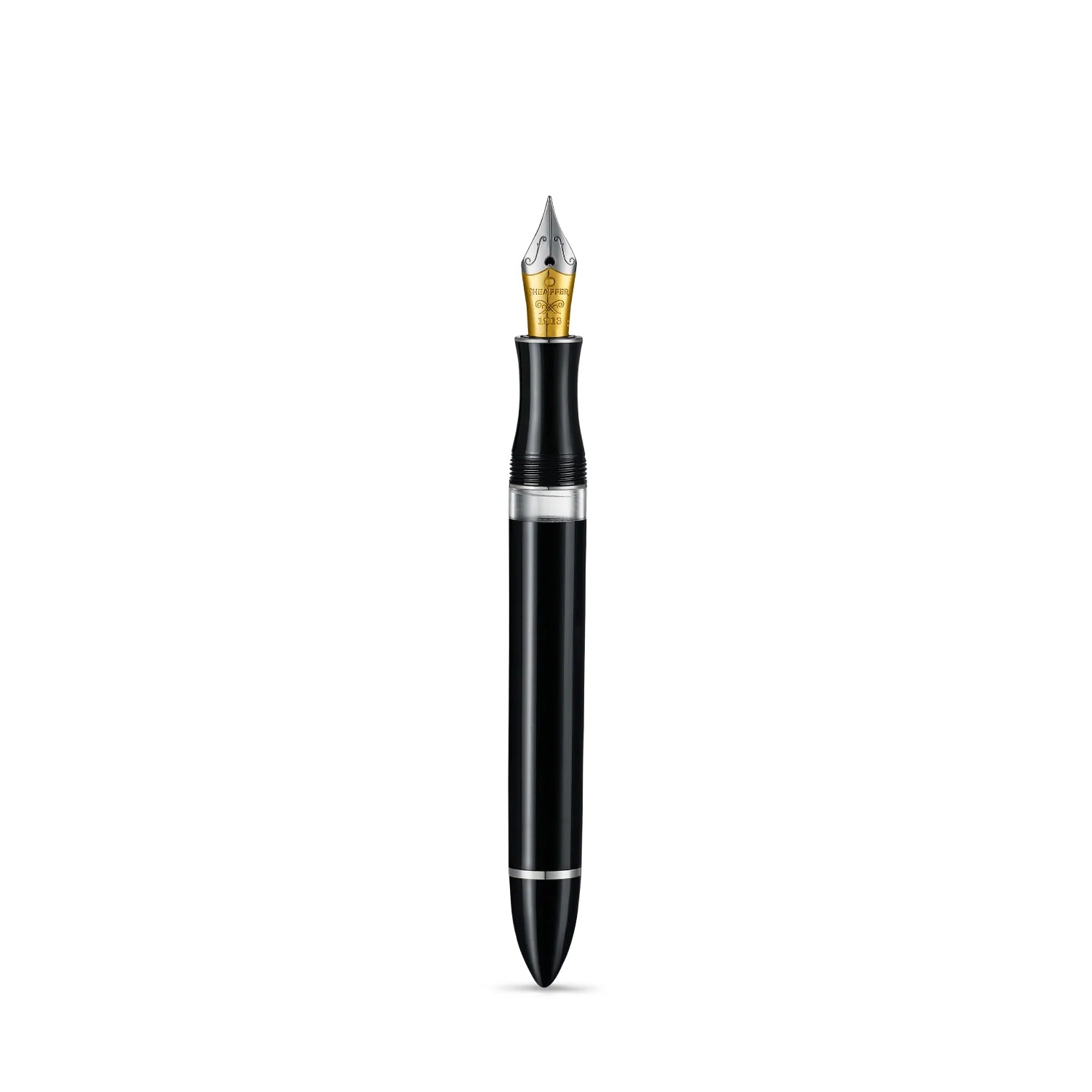 Sheaffer Balance III E892 Glossy Black and Chrome Trims Fountain Pen