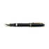 Sheaffer Balance III E893 Glossy Black and Gold Trims Fountain Pen