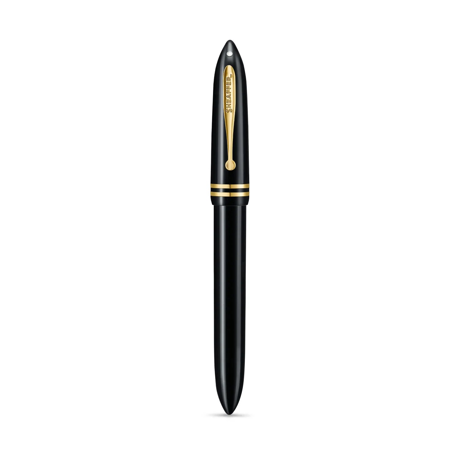 Sheaffer Balance III E893 Glossy Black and Gold Trims Rollerball