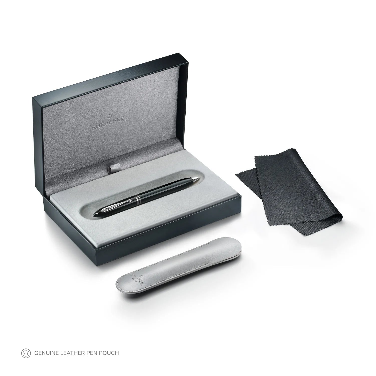 Sheaffer Balance III E892 Glossy Black and Chrome Trims Ballpoint