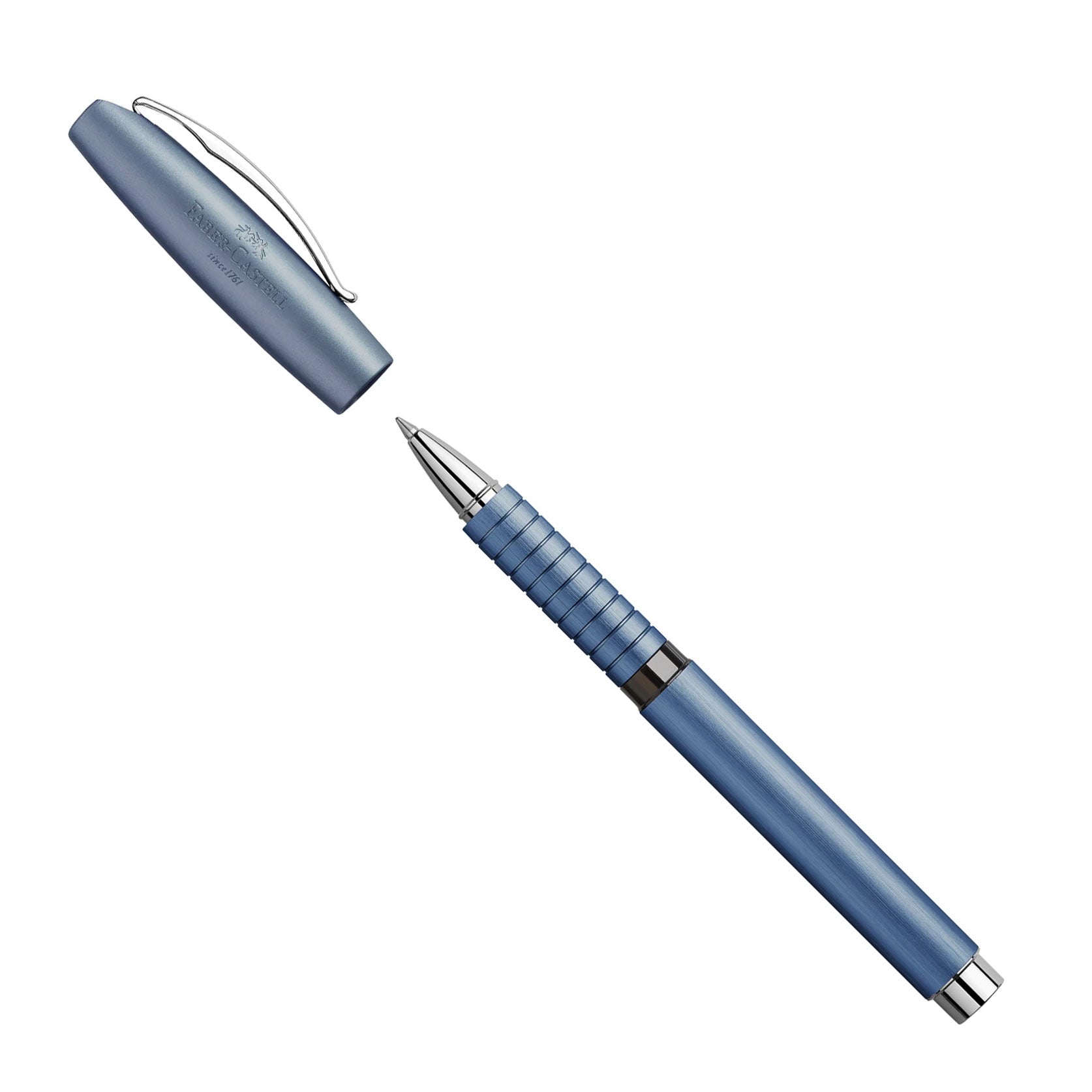 Faber-Castell Essentio Rollerball Pen, Aluminum Blue
