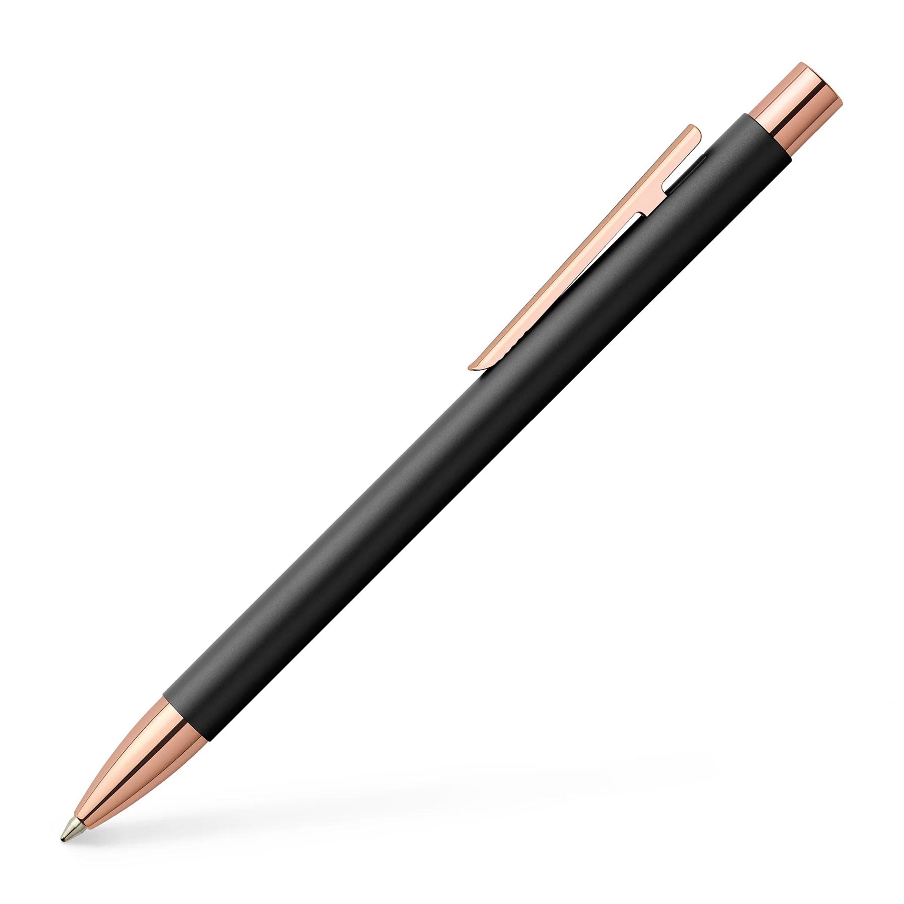 Faber-Castell NEO Slim Ballpoint Pen Black Matte & Rose Gold