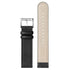 Mondaine Doppio Solar Powered 41 mm Black Vegan Apple Leather Strap