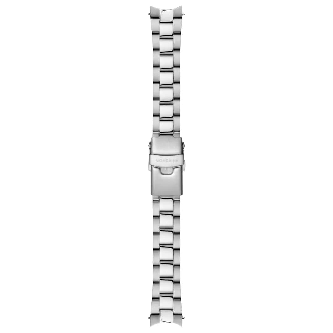 Mondaine Classic 30 mm, Stainless Steel Unisex Watch With Gray Sunray Dial