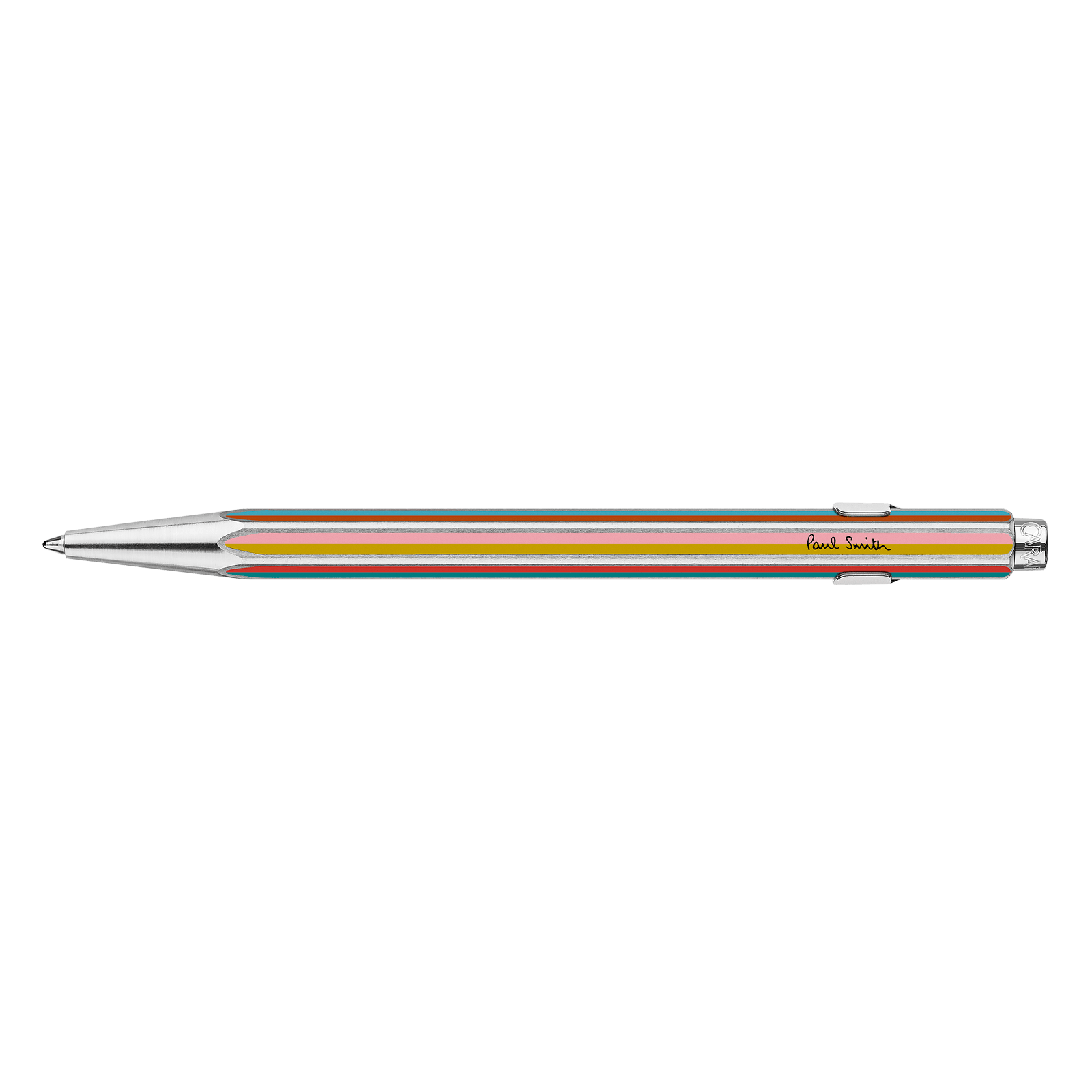 Caran D'Ache 849 PAUL SMITH Limited Edition Ballpoint Pen Grey Silver