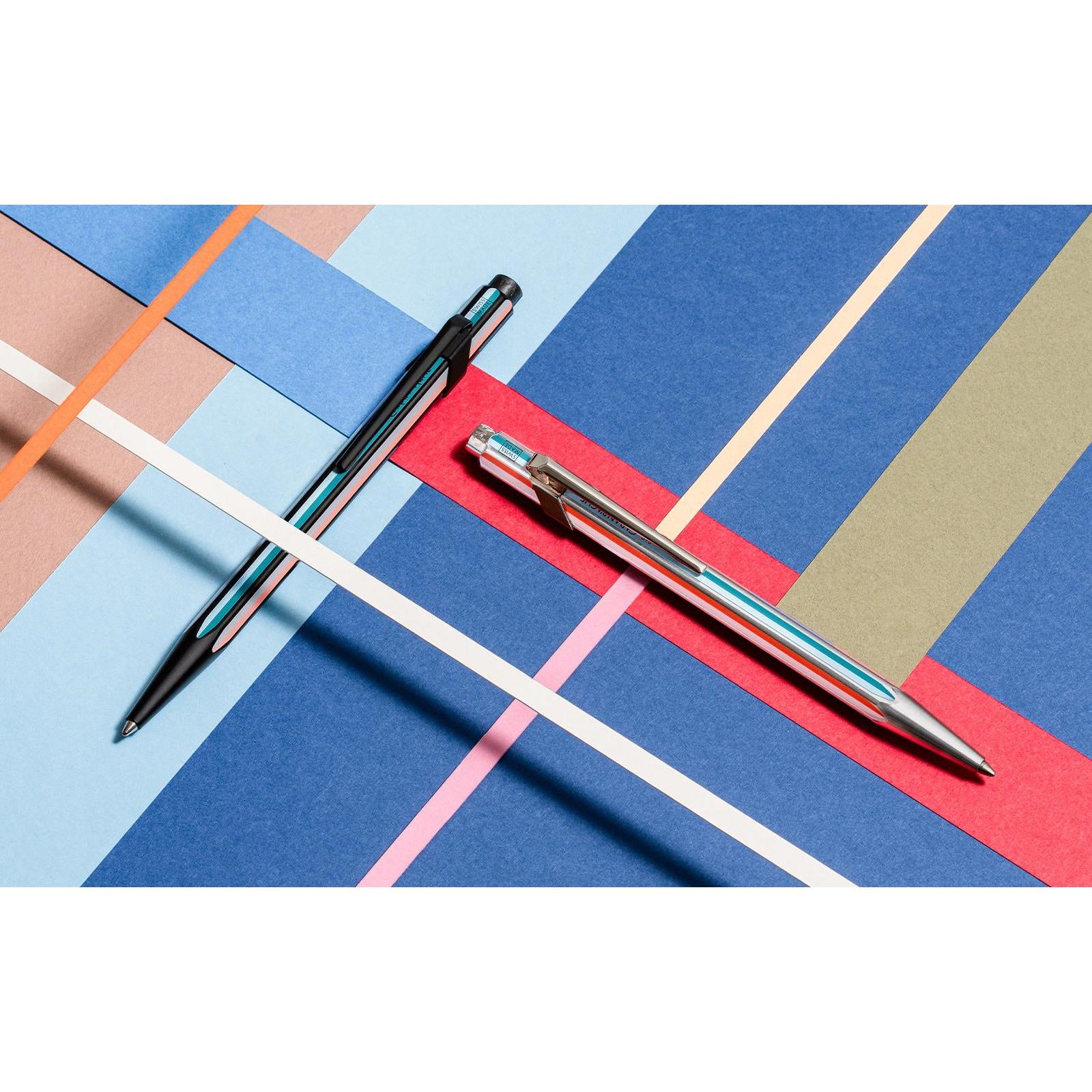 Caran D'Ache 849 PAUL SMITH Limited Edition Ballpoint Pen Grey Silver
