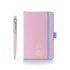 Sheaffer Gift Set ft. Emily in Paris Sentinel 321 Pink Matte Finish Ballpoint Pen with Chrome Trims and Small Hardbound Notebook