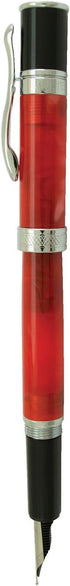 Monteverde Jewelria Round Resin Fountain Pen Red