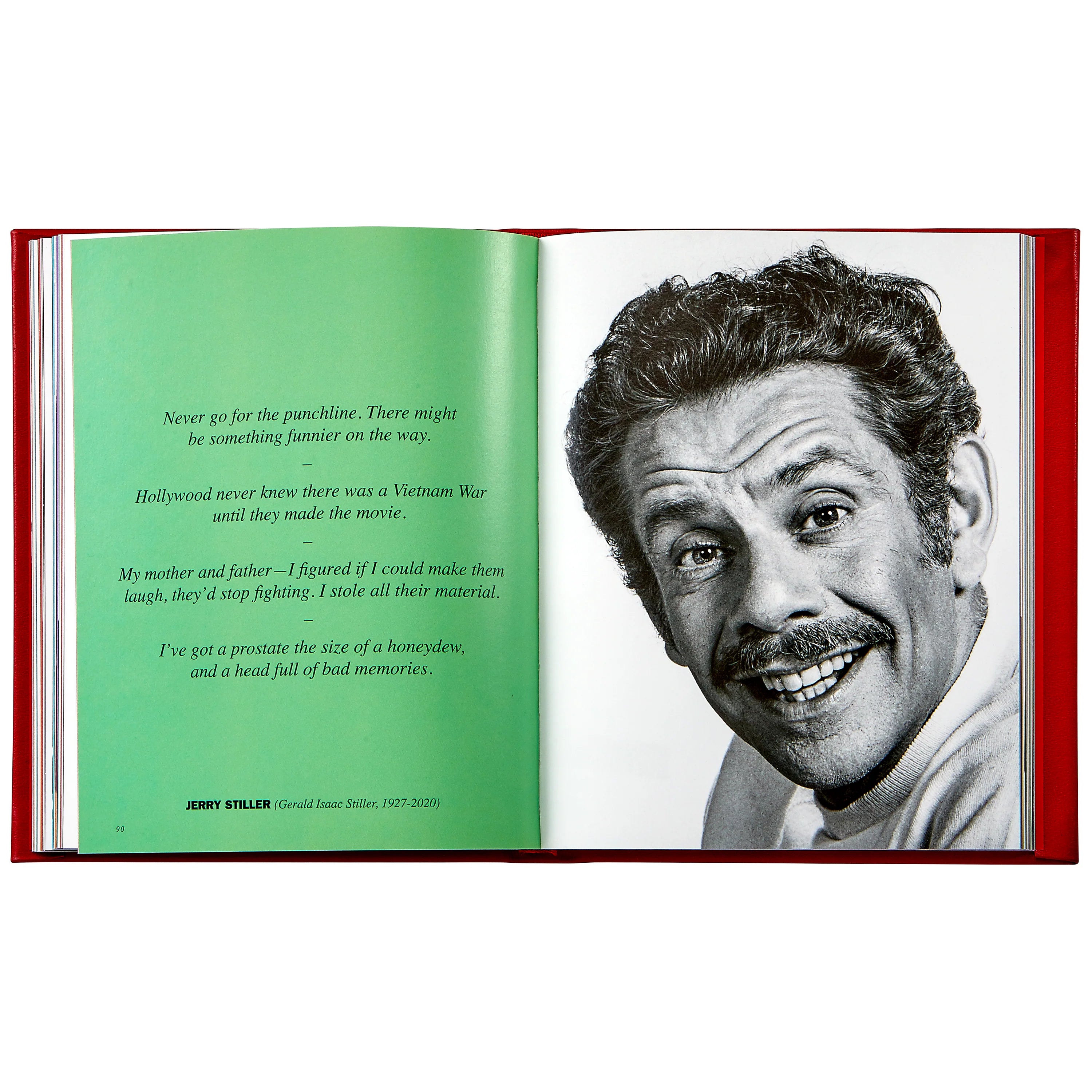 A Small Book of Jewish Comedians Red Bonded Leather